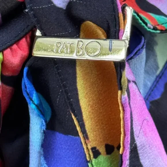 PatBo Aster Long Sleeve Cut-Out Mini Dress Floral Print Size 2 - Picture 8 of 9